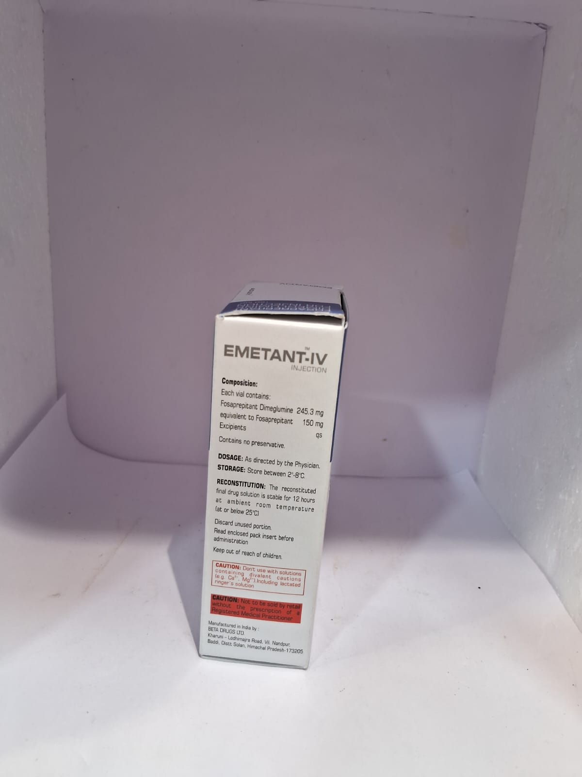 Fosaprepitant Dimeglumine for Injection 150 mg - Image 2