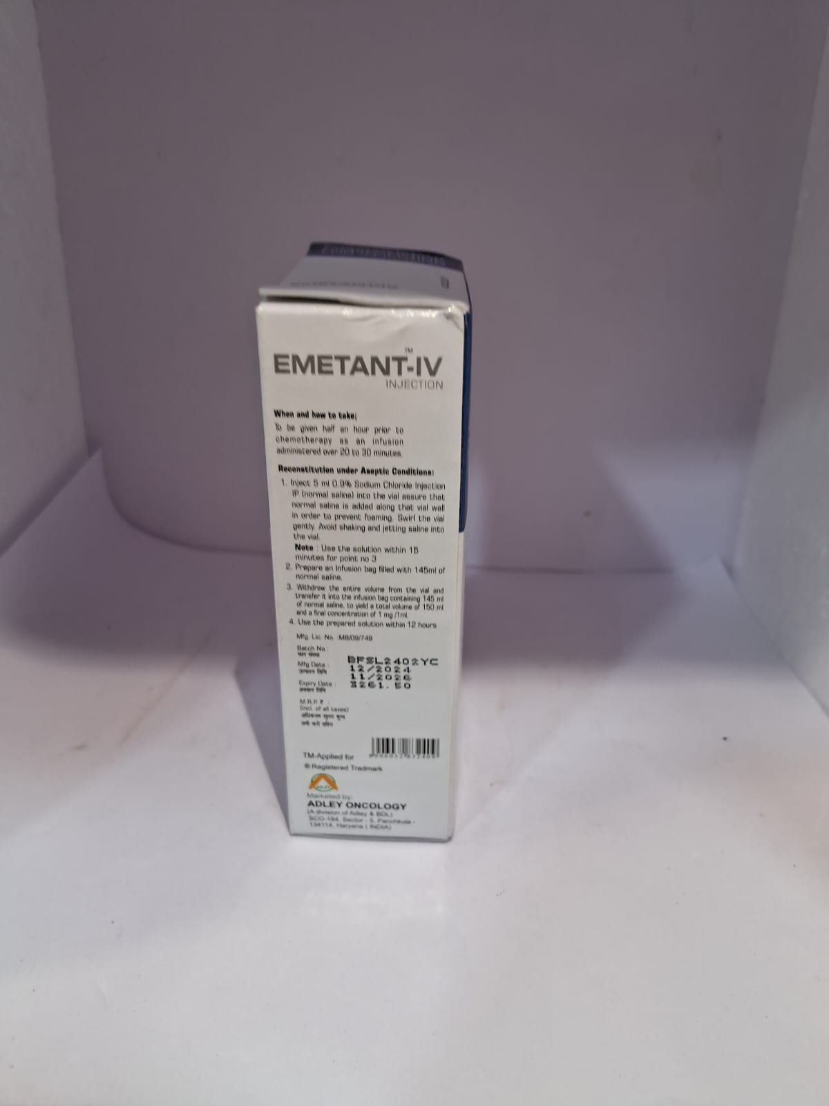 Fosaprepitant Dimeglumine for Injection 150 mg - Image 3