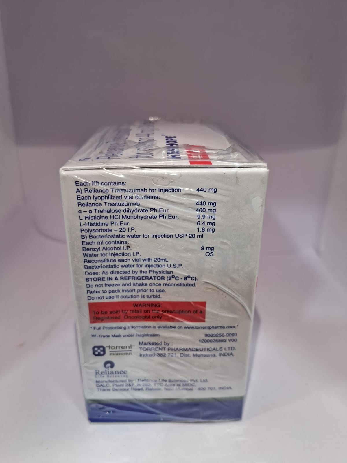 Trastuzumab for Injection 440 mg (r-DNA origin) - Image 2